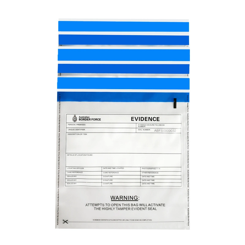 Level 4 Security Closure Customized Steb Security Tamper Proof Bags Envelope Icao Standard