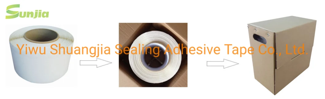 15mm*3000m Hot Melt Tamper Evident Seals Tape for Poly Mailing Bags