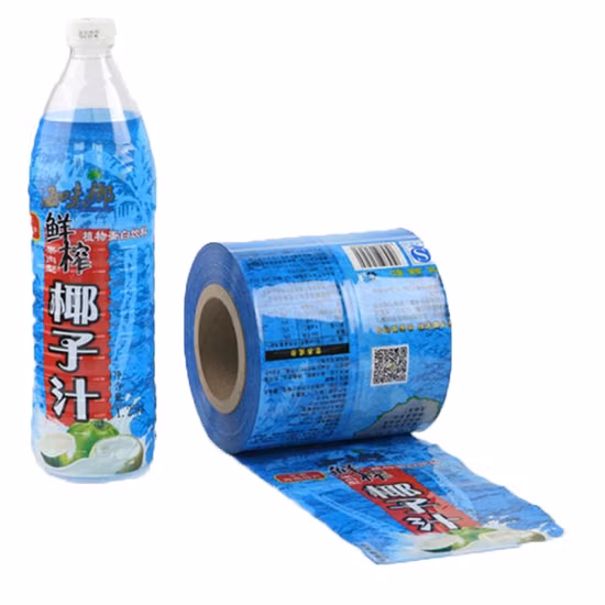 Wholesale Custom Design Printed OPP Shrink PVC Labels Plastic Water Bottle Packaging Stickers