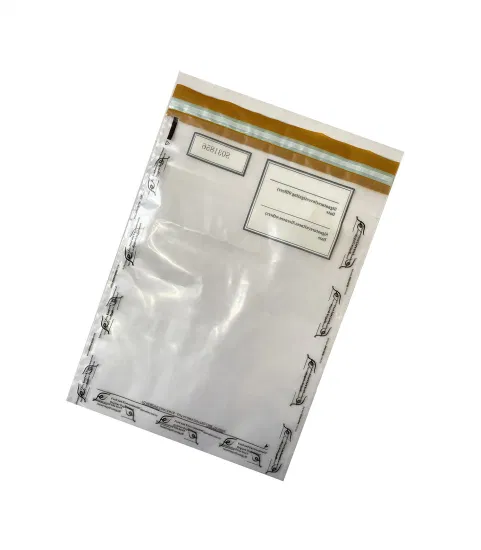 with Level 4 Security Closure Used in Airport Duty Free Bag Steb Transparent Tamper Proof Bag