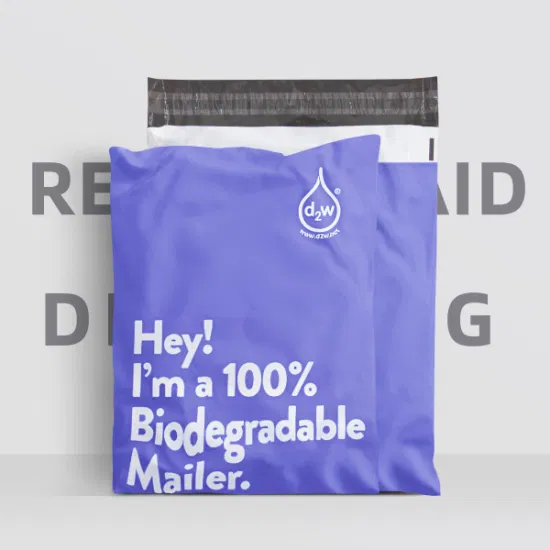 Wholesale Biodegradable Self Adhesive Mailer Bags Compostable Express Bags with Tamper Proof Tape